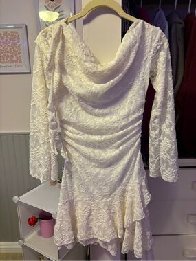 small lace white dress. Never worn